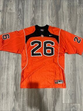 Nike Orange and Black #26 Men's Football Jersey Oregon state beavers